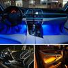LED Car Light Lamp Flexible Auto Interior Decorative Atmosphere Wire Strip Cold LED Light