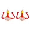2Pcs Turkey Hat Light Bright Colors Durable Polyester Soft Breathable Easy To Wear Thanksgiving Hat for Party Cosplay