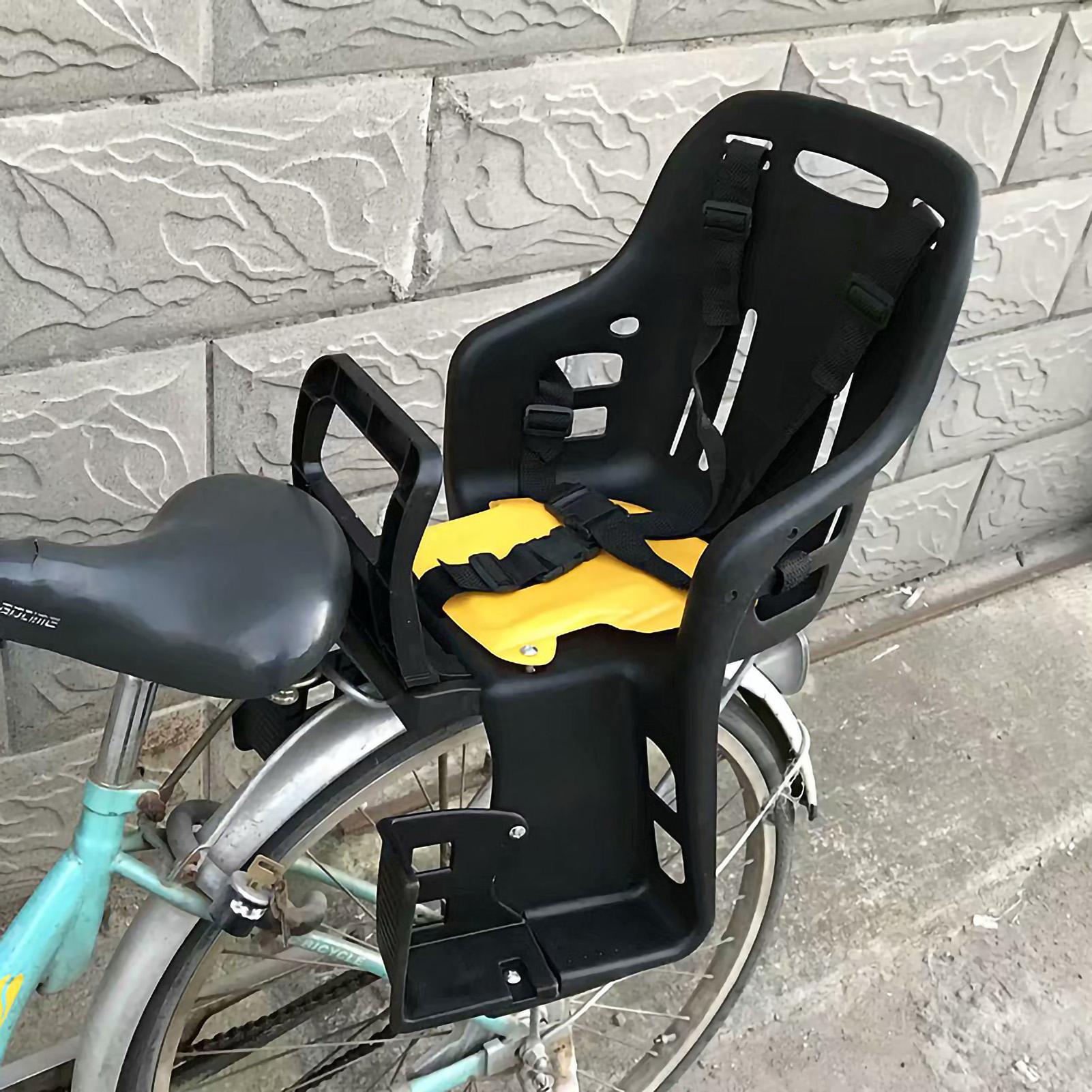 

Заднее детское велосипедное сиденье, переноска для велосипеда с поручнем для детей ясельного возраста, зеленый, размер L Large чёрный