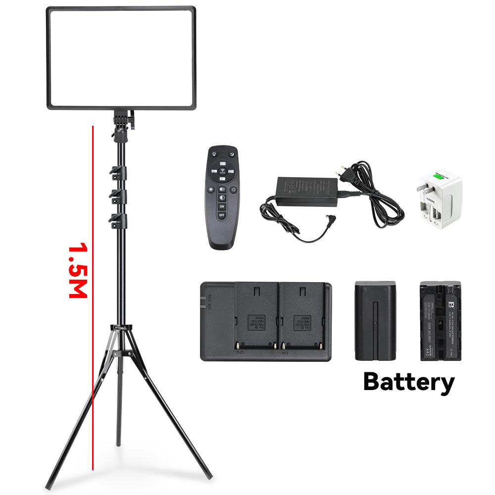 14 Inch LED Video Lights Conference Photography Lighting Selfie Light Photo Studio Lamp With Tripod for Live Streaming TikTok