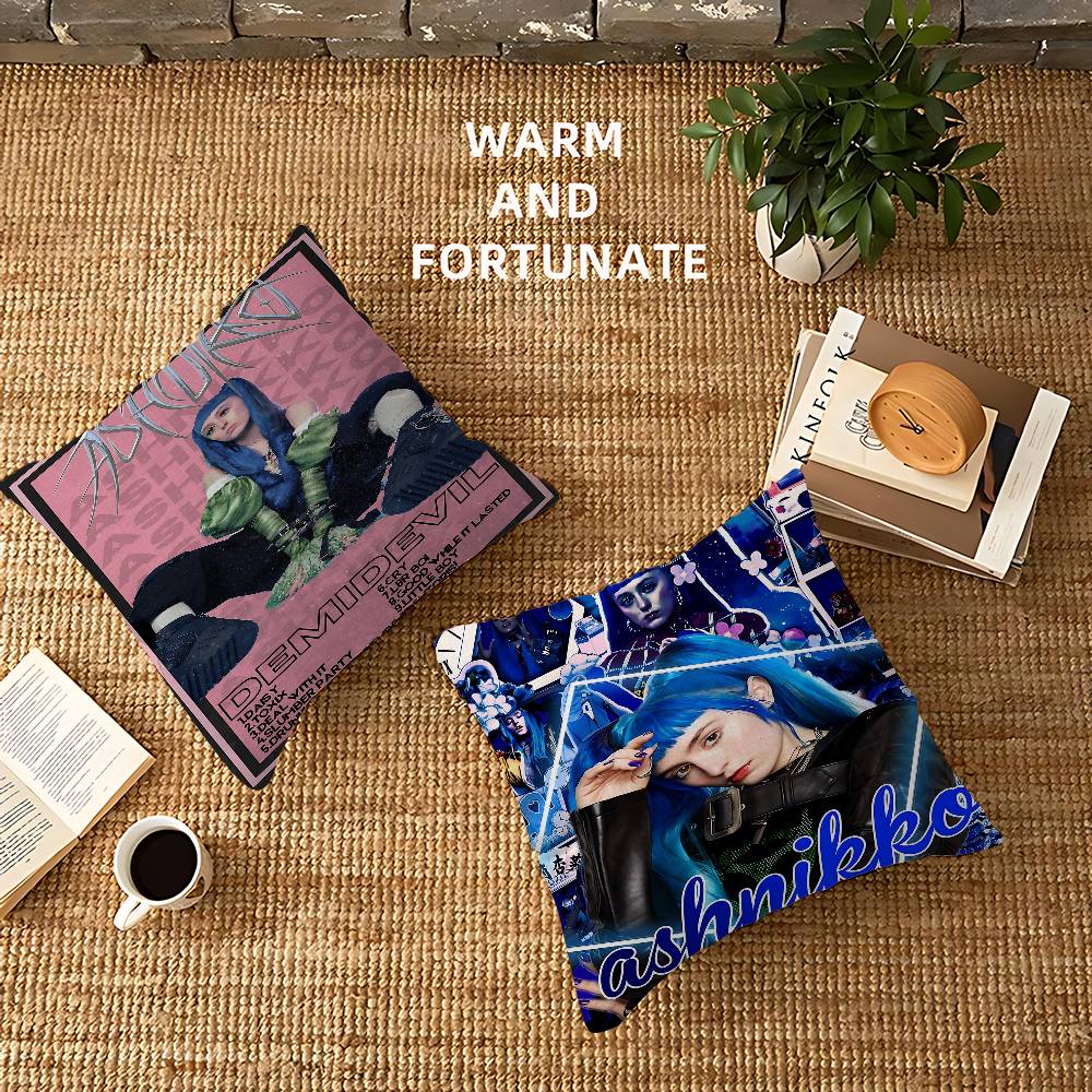 Ashnikko Rapper Pillow Cushion Cover Pillowcase Living Room Sofa Home Decor