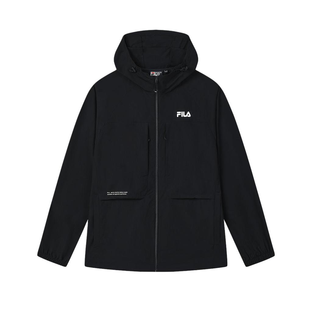 Fila Original Fashion Casual Woven Hooded Jacket Men Jackets Legendary-Blue F11M529705F-NV