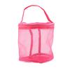 Portable Storage Bag Cylinder Mesh Wool Yarn Convenient Exquisite Container Handbag (Rose Red)