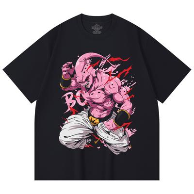 230 Gsm 100% Cotton Dragon Ball V13 Majin Buu Print Unisex Heavy Cotton T Shirt