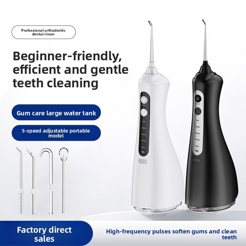 New Ultrasonic Dental Flusher Portable Intelligent Electric High Frequency Pulse Cleaning Calculus Oral Dental Cleaner