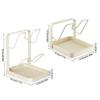 Pot Lid Storage Rack Kitchen Cabinet Cutting Board Storage Organiser Rack Space-Saving Removable Draining Tray (No Pot Lid)