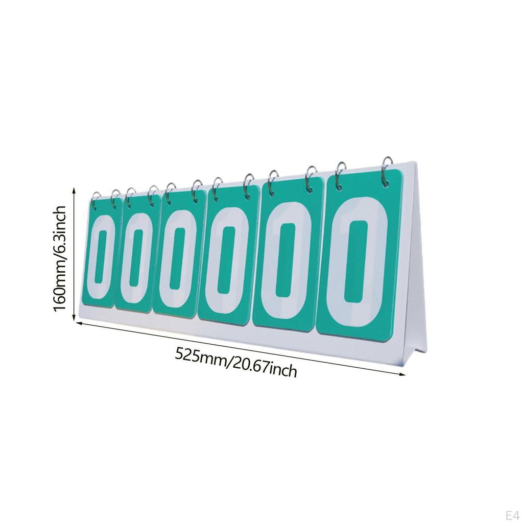 For Sports with 6 Digits Display, Table Score Flipper Soccer And Volleyball