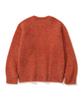 KNITTED (Unisex) Boucle Raglan Crop Round Knit Orange