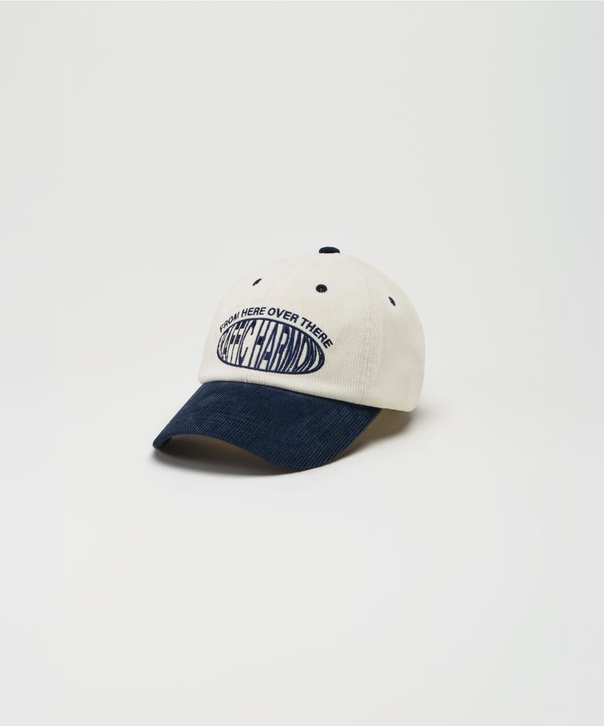 Teulaepighamoni Corduroy Round Logo Deep-Fit Ballcap_Navy