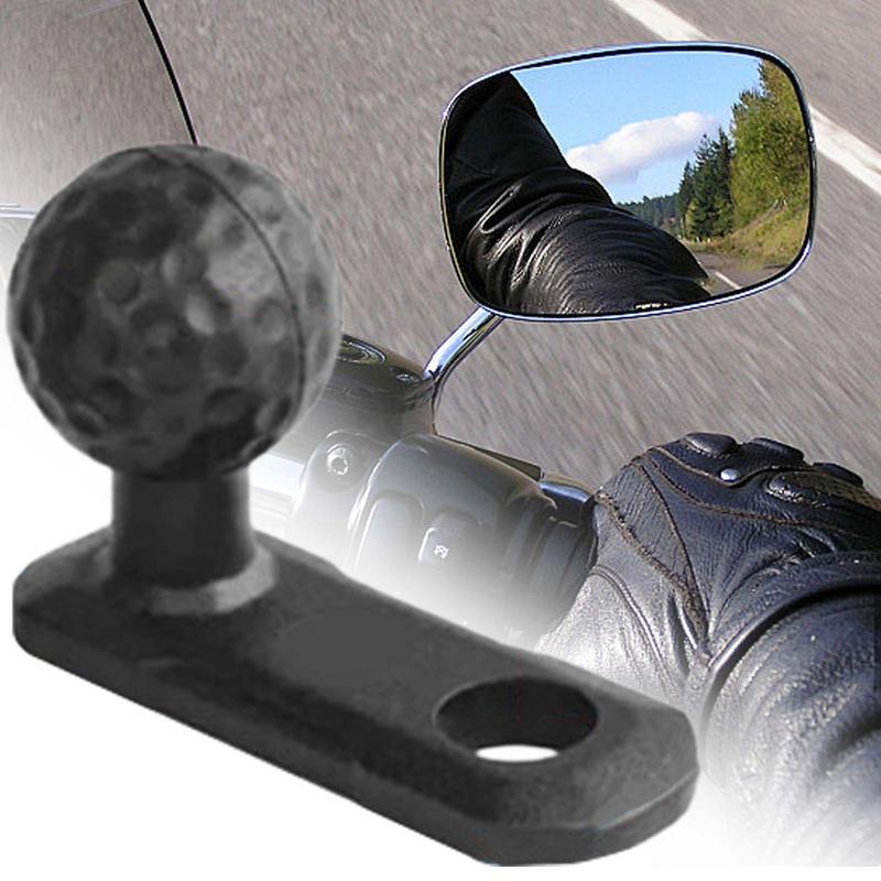 Angled Head Adapter Ball Base Angled Shock Absorbing Sturdy Alloy Ball Base Motorcycle Phone Holder Cycling Accessories for Bike