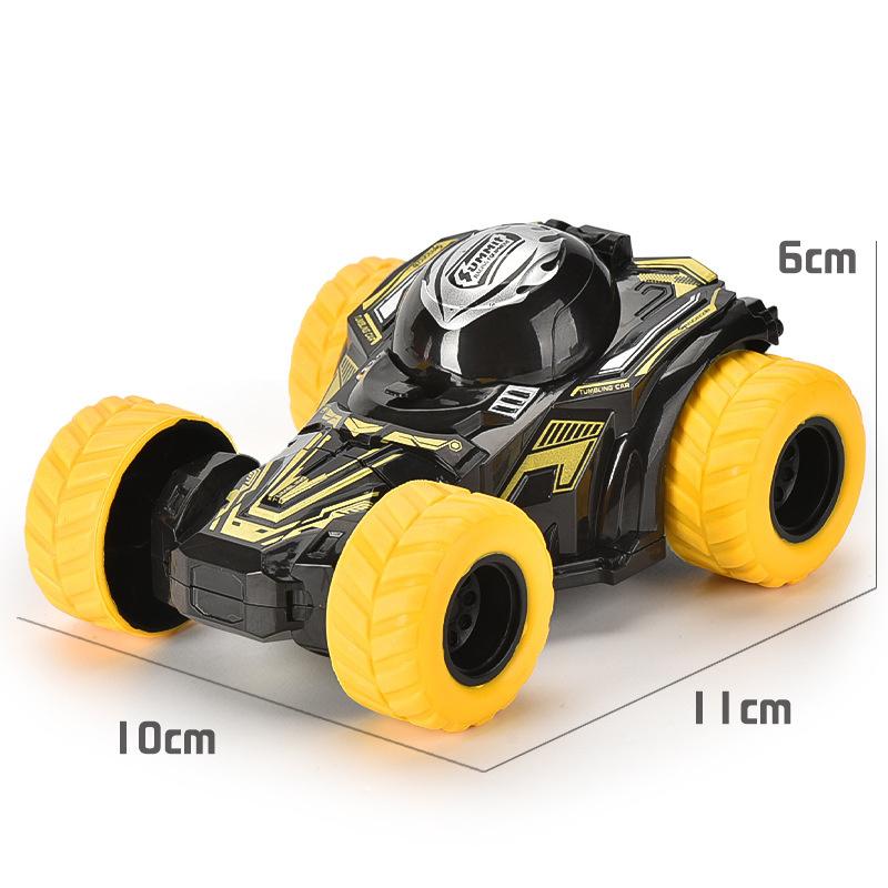 Four-Wheeled Double-Sided Drive Inertia Toy Car 360 Degree Rotating Stunt Collision Spinning Twisting Buggy Boys Car Toys