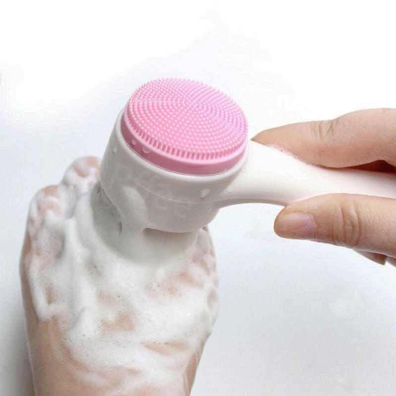 Pffee 3D Bilateral Silicone Face Brush Facial Cleanser