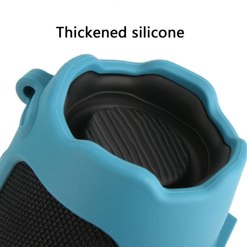Silicone Protective Case for Charge 6 Speakers with Shoulder Straps, Dustproof and Shockproof Speakers Guard