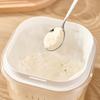 Rotating Yogurt Filter Whey Separator, Reusable Fine Mesh Strainer with Press Device for Thick Greek Yogurt, Cheese & Sour Cream