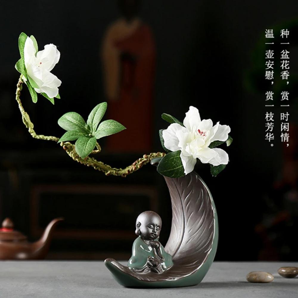 Neue chinesische kreative Vase Keramik Dekoration Home Study Schreibtisch antiken Rahmen dekorative Kunst und Handwerk Bonsai Dekoration