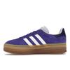 Adidas Gazelle Bold Energy Ink Gum Damesneakers Blå Skyhvit Kollegial-Lilla IE0419