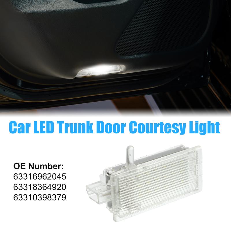 Motoforti Trunk Light Courtesy Footwell Boot Lamp No.63316962045 for BMW 128i 135i 08-11 6000K