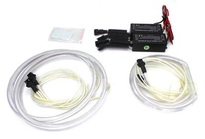 Honda CRV 05/06, 12V, Off-Road ile uyumlu iki e-lamba için CCFL Angel Eye halka seti
