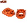 Motorcycle Accessories CNC Rear Chain Adjuster Axle Block For KTM SX SXF XC XCF EXC EXCF XCW XCFW 85-530 Dirt Pit Bike Motocross