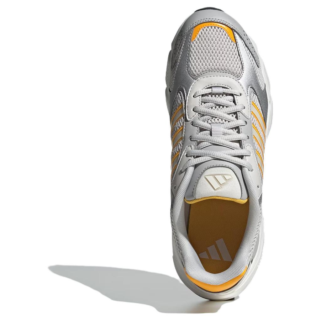 New Adidas CRAZYCHAOS 2000 Anti Slip Wear Resistant Low Top Casual Running Shoes Unisex Silver Yellow JP5661