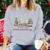 Weihnachtszeit Damenbekleidung Sales Weihnachtsbaum Buchsaison Lesen Grafik-Sweatshirts Weihnachten Feiertag Damenpullover