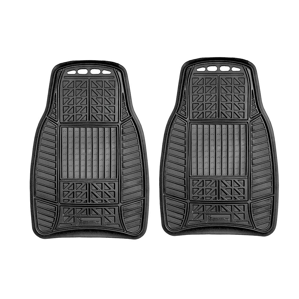 MICHELIN Rubber Floor Mats Set of 4 Black