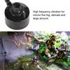 Ultrasonic Fog Maker for Fish  S, Aquarium Humidifier with Low Noise Black Plastic Water Suitable for Aquarium Landscape Decoration 4.5x 4.5cm