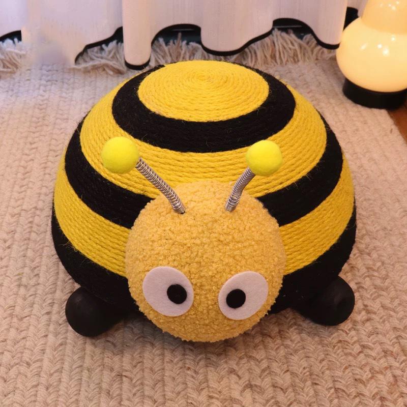 

Turtle Shaped Cat Scratcher Natural Sisal Scratching Furniture Protector for Dog Cat Interactive Sisal Toy for Cats Pet Products 36x31x21cm