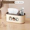 Rectangular Tissue Storage Box Plastic Napkins Dispenser Creative Tissue Holder  Household