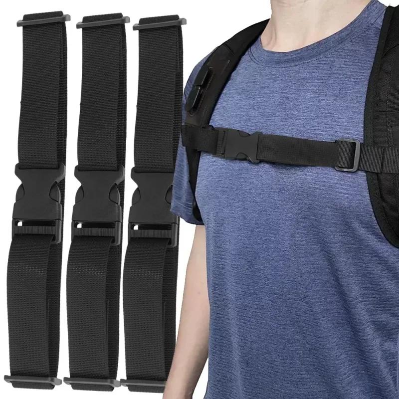 Backpack Chest Bag Strap Harness Adjustable Shoulder Strap for Bag Camping Tactical Bags Straps for Backpack Accessories