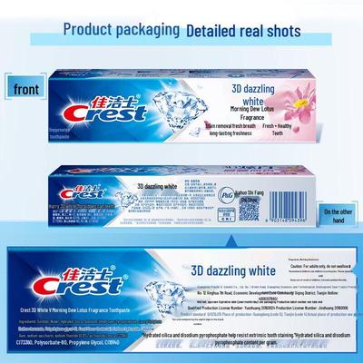 Crest 3D White Morning Dew Lotus Toothpaste
