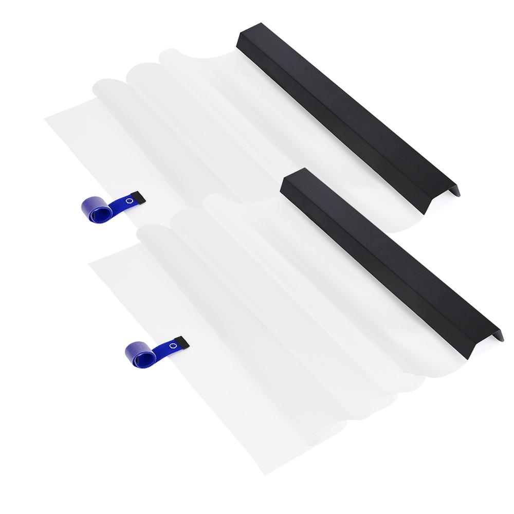 EHDIS Car Door Panel PET Cover Waterproof Gaurd Protection Glass Cleaning Window Film Tint Install Water Shield Sheet 2pcs/Pack 2pcs cover