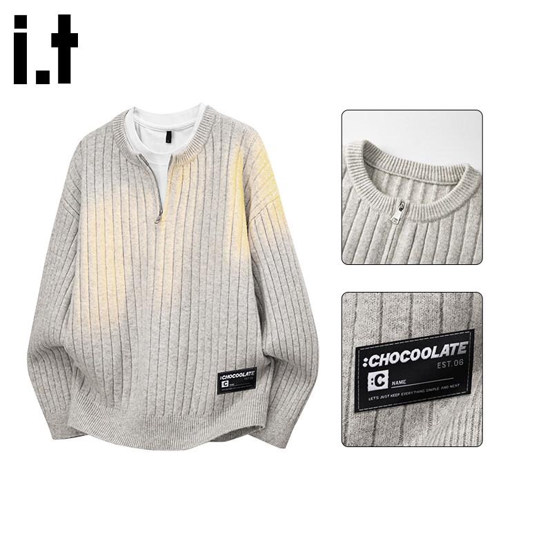 CHOCOOLATEit Men s Half-Zip Pullover Sweater 2XL