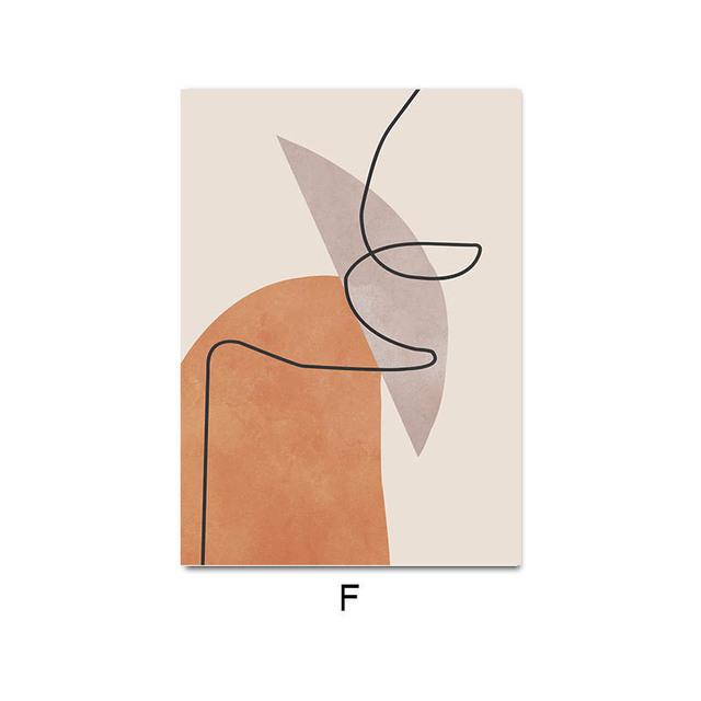 Black Africa Woman Boho Moon Hand Leaf Abstract Wall Art Canvas Painting Posters And Prints Wall Pictures For Living Room Decor No Frame