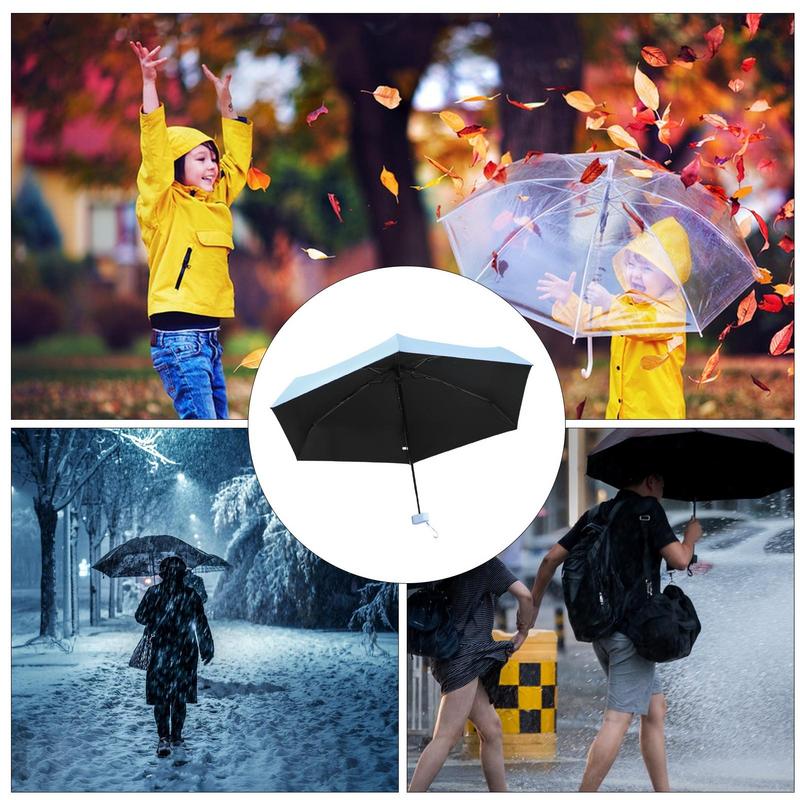 Sun Shade Umbrella Outdoor Portable Upf 50 Small Lightweight & Tiny Umbrella Mini Waterproof Umbrella Travel-Ready Open Diameter