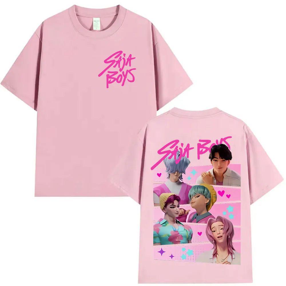 Heiße Verkäufe T-Shirts K-Pop Saja Boys Dämonenjäger Film Grafik Merch T-Shirt Mode Lässig Retro Ästhetische T-Shirts Unisex