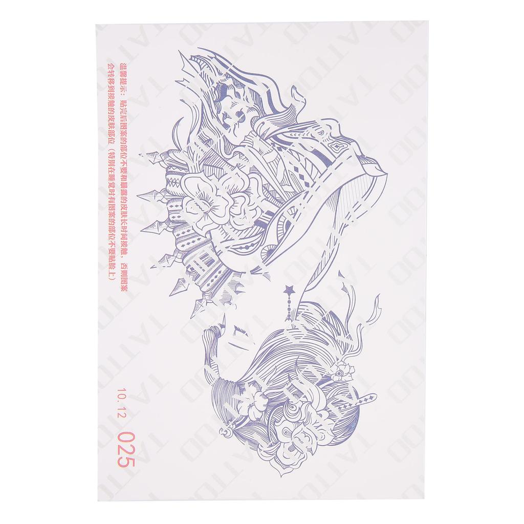 Temporary Tattoo Stickers Portable Waterproof Unisex Exquisite Tattoo Sticker Accessory
