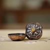 Mini Small Incense Burner Alloy Incense Burner Small Xiangyun Pan Incense Burner Ornament