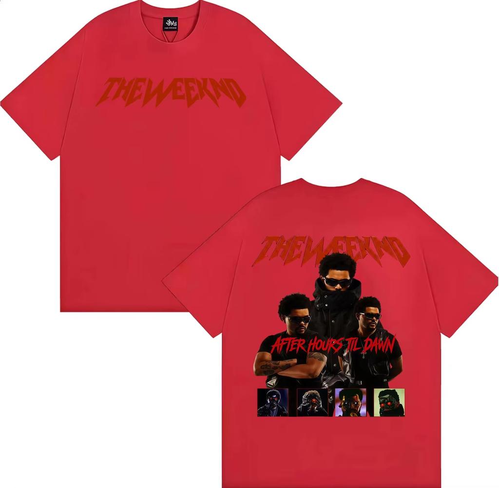 2026 Summer Hot Sale The Weeknd After Hours Til Dawn Album Cover T-shirt Men Women Fashion Hip Hop Harajuku T Shirts