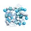 26/32 PCS Boule de Noël Cloche Décoration Suspendue de Noël Multicolore Décoration d'Arbre de Noël Cadeau
