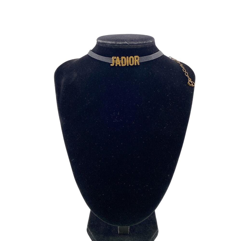 Dior Gold Plated Jadior Choker Black Gold Plated Used