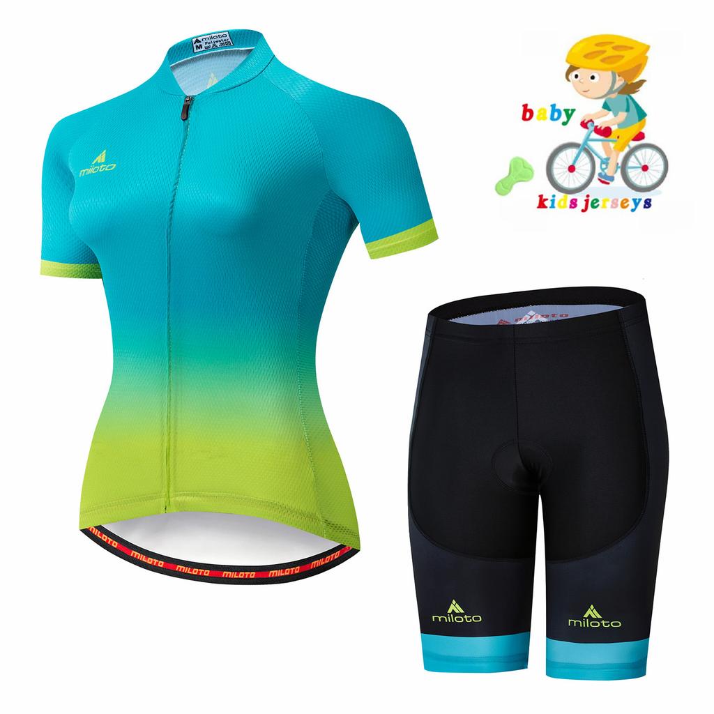 Cycling Jersey Set, Children's Clothing, Road Bike Shirts, Bicycle Pant, MTB Outdoor Clothes 2026 Summer Breathable Cycling Suit Set