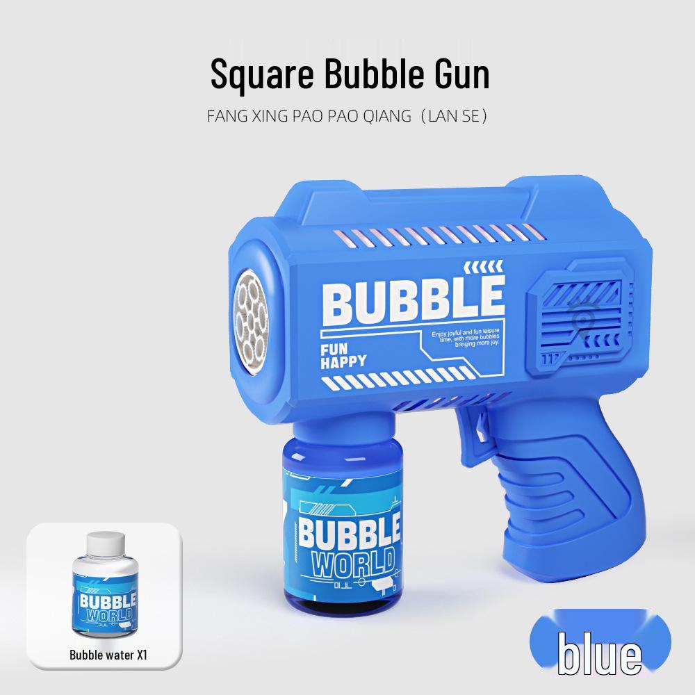 Automatic Square Bubble Machine - Leak-Proof Handheld Toy