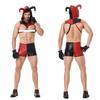 Verführerisches Bühnenoutfit für Nachtclubs Herren Halloween Clown Dessous