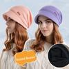 Ear Protection Knited Beanie Thickened Pile Cap Breathable Wool Pullover Hat  Winter Autumn