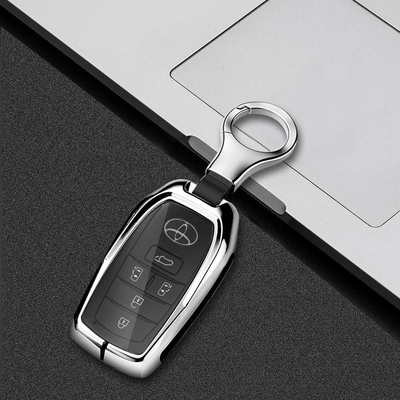 Toyota Sienna 5-Button Key Fob Metal Protective Case for Men