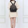 Coach Gericht Canvas Leder Rucksack Groß Damen Schwarz / Braun (Unisex) Rucksäcke 5671 IMAA8