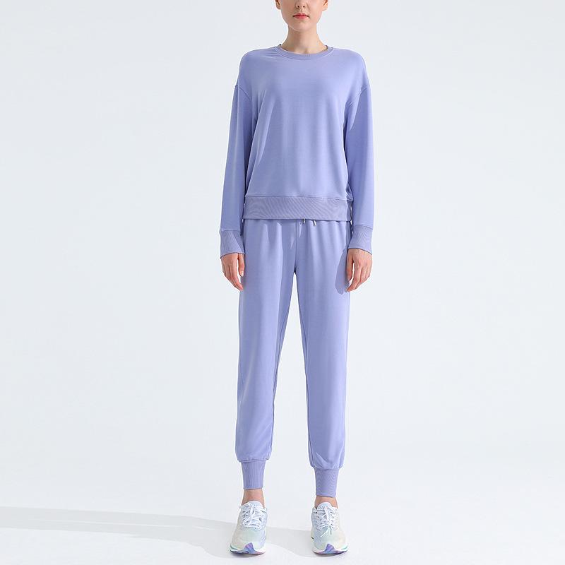 

Женский осенний комплект из толстовки и спортивных штанов – Повседневная одежда для фитнеса на открытом воздухе Medium