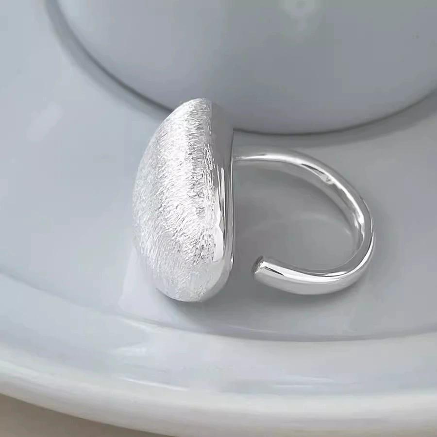 

XIYANIKE Cool Shinning Brushed Ball Adjustable Finger Rings For Women Punk Fashion New Jewelry Gift Party Rock anillos mujer resizable