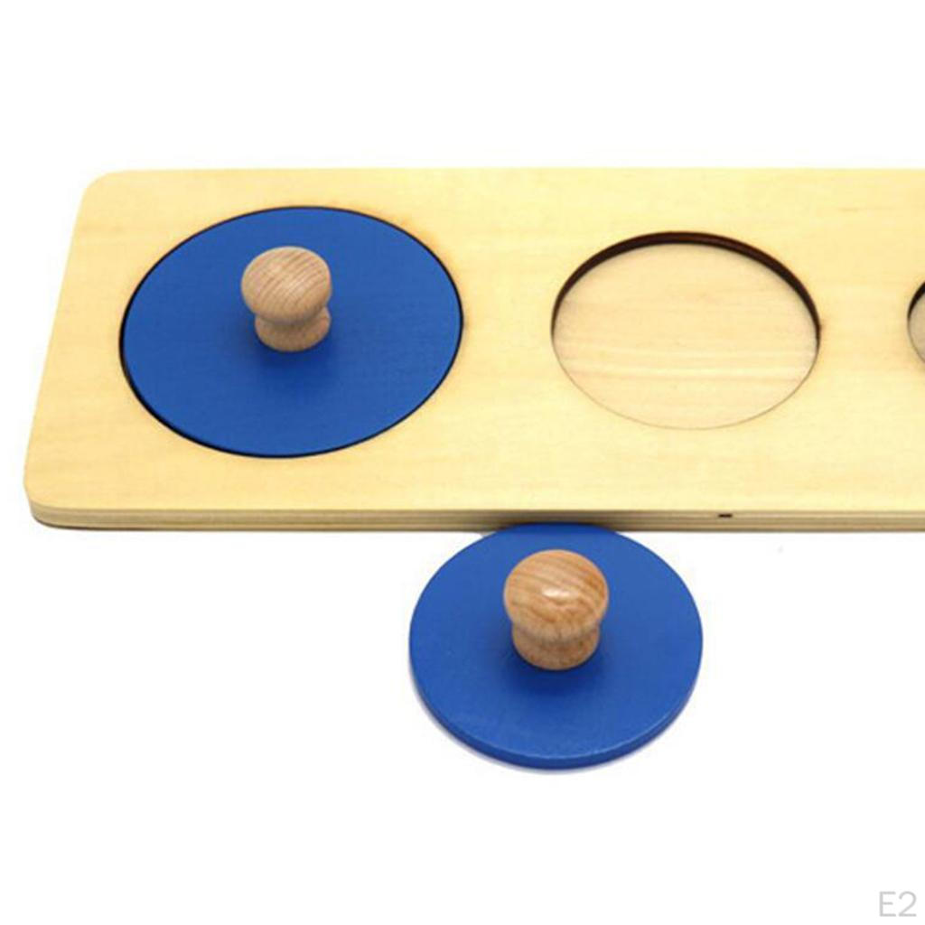 Colorful Shape Sorting Block Puzzle Recognition Sorter board for learning Early Educational